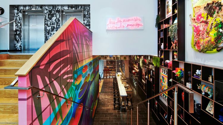 citizenM Paris Opera Hotel Lobby