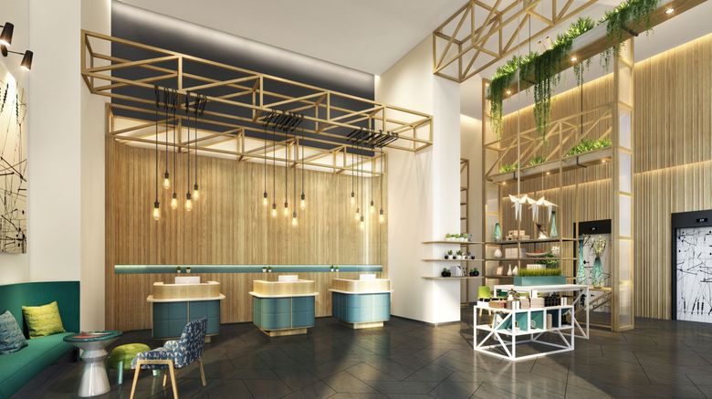 <b>Hilton Garden Inn Bengaluru ETV Lobby</b>. Images powered by <a href="https://www.leonardoworldwide.com/" title="Leonardo Worldwide" target="_blank">Leonardo</a>.