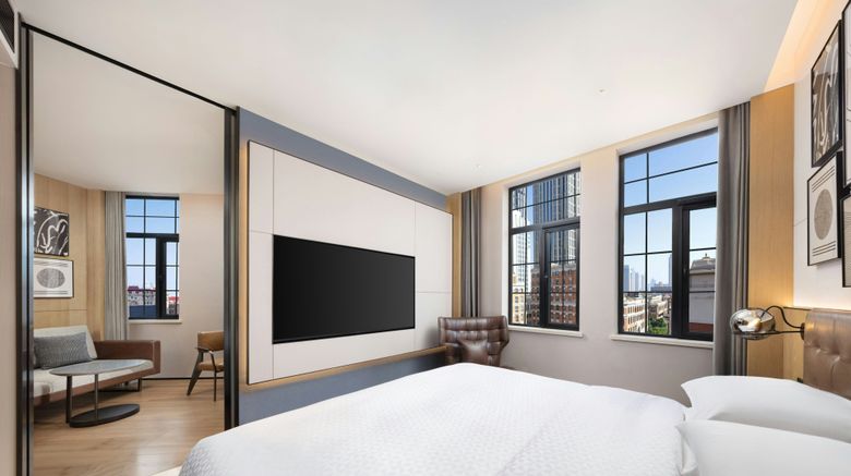 <b>Four Points Tianjin Jiefang Bridge Room</b>. Images powered by <a href="https://www.leonardoworldwide.com/" title="Leonardo Worldwide" target="_blank">Leonardo</a>.