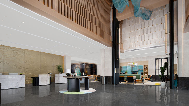 <b>Home2 Suites Chizhou Guniujiang Lobby</b>. Images powered by <a href="https://www.leonardoworldwide.com/" title="Leonardo Worldwide" target="_blank">Leonardo</a>.