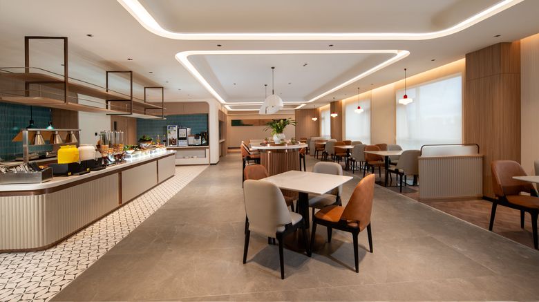 <b>Holiday Inn Exp City Center by Restaurant</b>. Images powered by <a href="https://www.leonardoworldwide.com/" title="Leonardo Worldwide" target="_blank">Leonardo</a>.