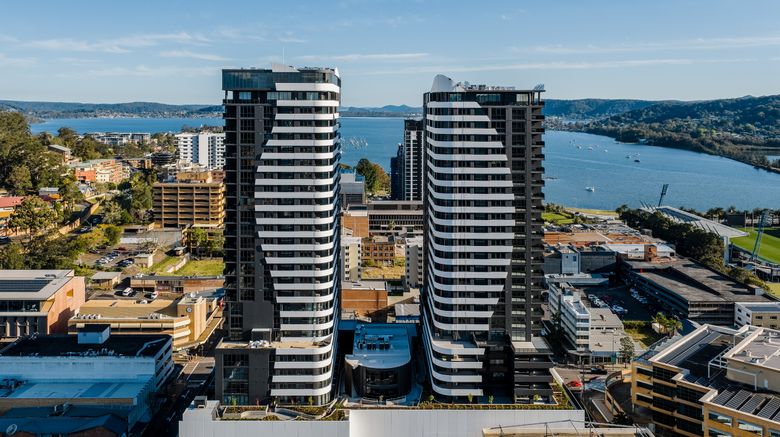 voco Gosford Exterior. Images powered by <a href="https://www.leonardoworldwide.com" target="_blank" rel="noopener">Leonardo</a>.