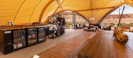 Under Canvas Moab Lobby