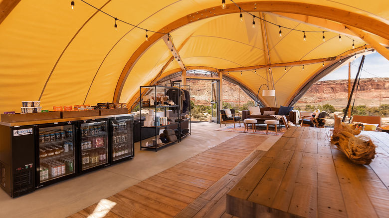 <b>Under Canvas Moab Lobby</b>. Images powered by <a href="https://www.leonardoworldwide.com/" title="Leonardo Worldwide" target="_blank">Leonardo</a>.