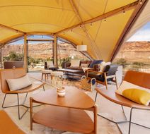 Under Canvas Moab Lobby