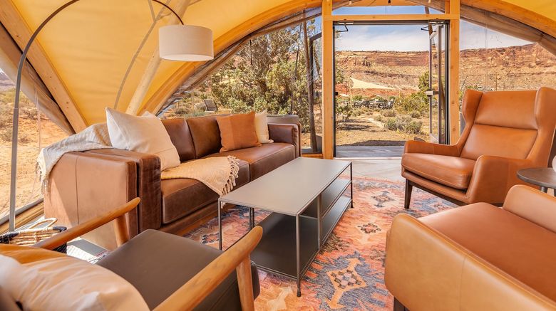 <b>Under Canvas Moab Lobby</b>. Images powered by <a href="https://www.leonardoworldwide.com/" title="Leonardo Worldwide" target="_blank">Leonardo</a>.