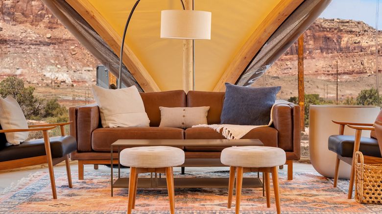 <b>Under Canvas Moab Lobby</b>. Images powered by <a href="https://www.leonardoworldwide.com/" title="Leonardo Worldwide" target="_blank">Leonardo</a>.