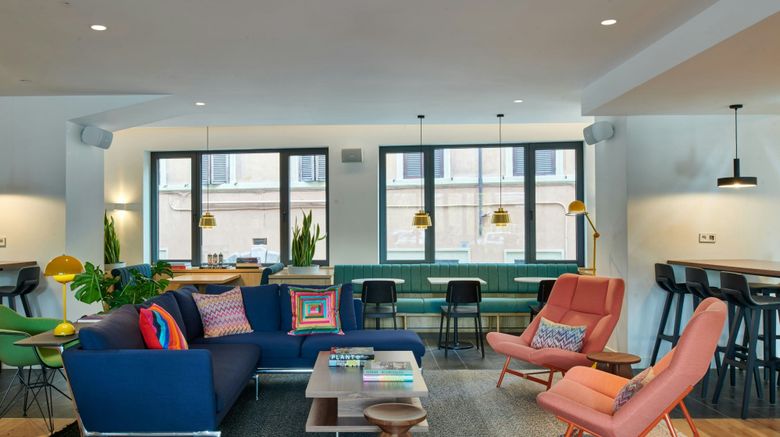 <b>citizenM Rome Isola Tiberna Hotel Lobby</b>. Images powered by <a href="https://www.leonardoworldwide.com/" title="Leonardo Worldwide" target="_blank">Leonardo</a>.