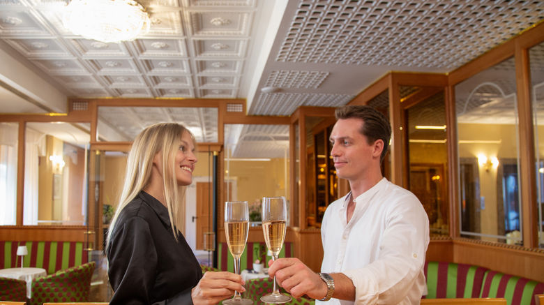 <b>Hotel Greif Maria Theresia Restaurant</b>. Images powered by <a href="https://www.leonardoworldwide.com/" title="Leonardo Worldwide" target="_blank">Leonardo</a>.