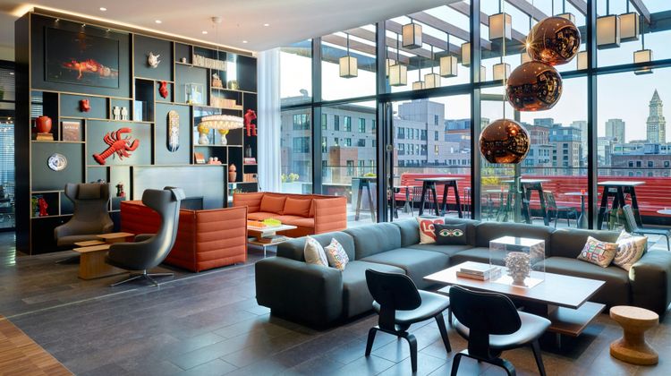 citizenM Boston North Station Hotel Lobby