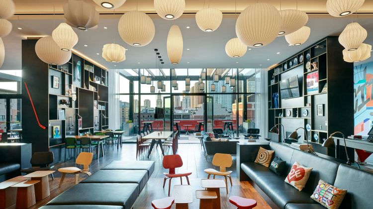 citizenM Boston North Station Hotel Lobby