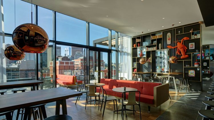 citizenM Boston North Station Hotel Lobby