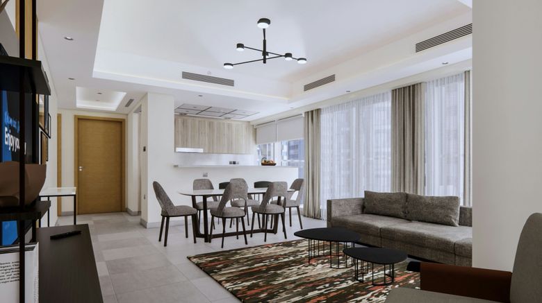 <b>Marriott Exec Apts Jumeirah Room</b>. Images powered by <a href="https://www.leonardoworldwide.com/" title="Leonardo Worldwide" target="_blank">Leonardo</a>.