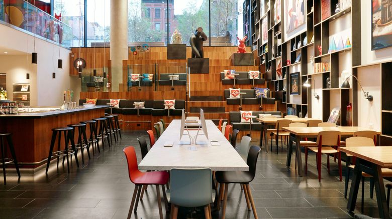 <b>citizenM New York Bowery Lobby</b>. Images powered by <a href="https://www.leonardoworldwide.com/" title="Leonardo Worldwide" target="_blank">Leonardo</a>.