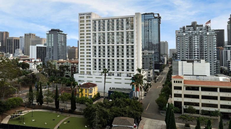 <b>Courtyard by Marriott San Diego Downtown Exterior</b>. Images powered by <a href="https://www.leonardoworldwide.com/" title="Leonardo Worldwide" target="_blank">Leonardo</a>.