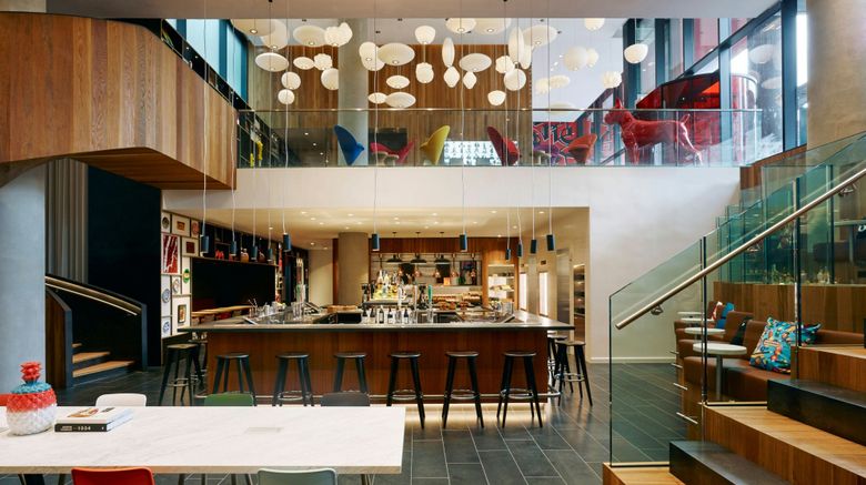 <b>citizenM New York Bowery Restaurant</b>. Images powered by <a href="https://www.leonardoworldwide.com/" title="Leonardo Worldwide" target="_blank">Leonardo</a>.
