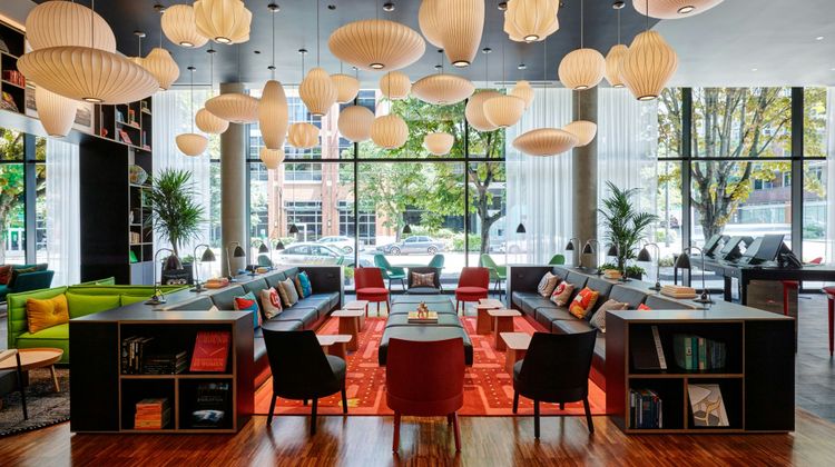 citizenM Seattle South Lake Union Hotel Lobby
