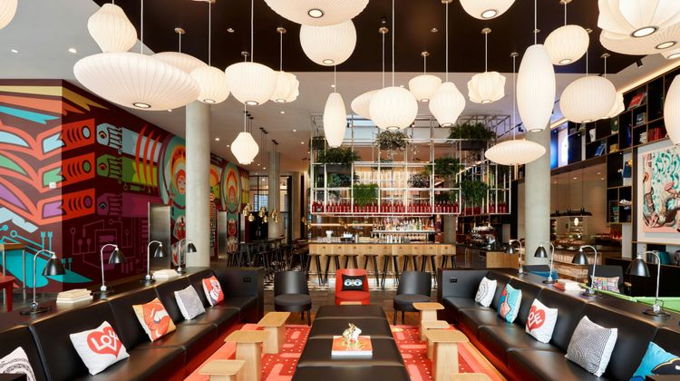 citizenM Seattle South Lake Union Hotel Lobby