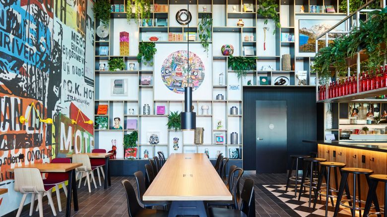 <b>citizenM Seattle Pioneer Square Restaurant</b>. Images powered by <a href="https://www.leonardoworldwide.com/" title="Leonardo Worldwide" target="_blank">Leonardo</a>.