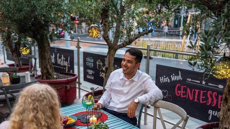 <b>Novotel Wien City Restaurant</b>. Images powered by <a href=https://www.travelagewest.com/Hotels/Vienna/