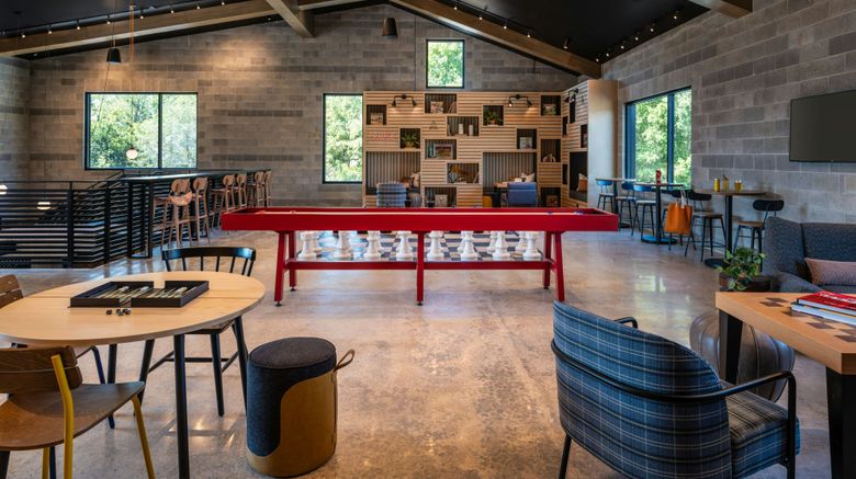 <b>Moxy Fayetteville Lobby</b>. Images powered by <a href="https://www.leonardoworldwide.com/" title="Leonardo Worldwide" target="_blank">Leonardo</a>.