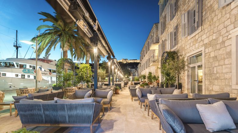 <b>Riva, Hvar Yacht Harbour Hotel Exterior</b>. Images powered by <a href="https://www.leonardoworldwide.com/" title="Leonardo Worldwide" target="_blank">Leonardo</a>.