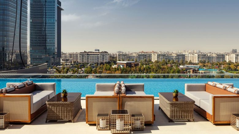 <b>JW Marriott Hotel Tashkent Pool</b>. Images powered by <a href="https://www.leonardoworldwide.com/" title="Leonardo Worldwide" target="_blank">Leonardo</a>.