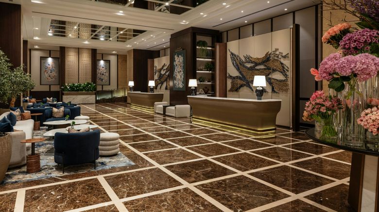 <b>Grosvenor House, a Luxury Coll Hotel Lobby</b>. Images powered by <a href="https://www.leonardoworldwide.com/" title="Leonardo Worldwide" target="_blank">Leonardo</a>.