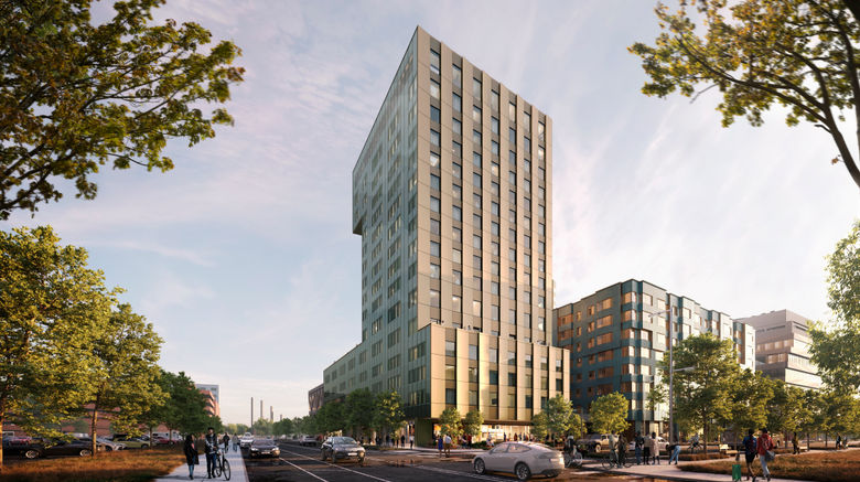 The Atlas Hotel Boston Cambridge Exterior. Images powered by <a href="https://www.leonardoworldwide.com" target="_blank" rel="noopener">Leonardo</a>.