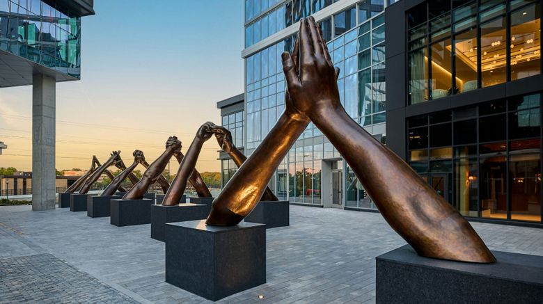 <b>JW Marriott Reston Station Exterior</b>. Images powered by <a href="https://www.leonardoworldwide.com/" title="Leonardo Worldwide" target="_blank">Leonardo</a>.