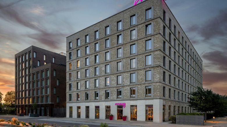<b>MOXY London Excel Exterior</b>. Images powered by <a href="https://www.leonardoworldwide.com/" title="Leonardo Worldwide" target="_blank">Leonardo</a>.