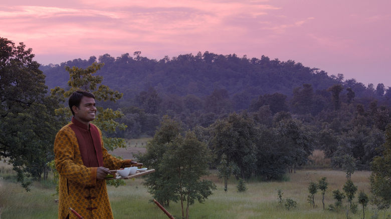<b>Mahua Kothi, A Taj Safari-Bandhavgarh Restaurant</b>. Images powered by <a href="https://www.leonardoworldwide.com/" title="Leonardo Worldwide" target="_blank">Leonardo</a>.