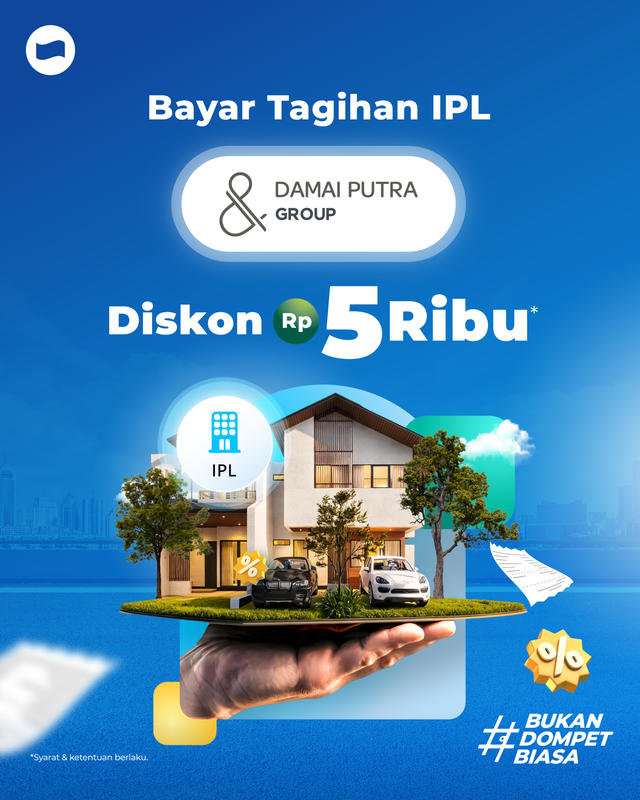 Bayar IPL Damai Putra Group Lebih Praktis via DANA, Dapatkan Potongan Rp5.000