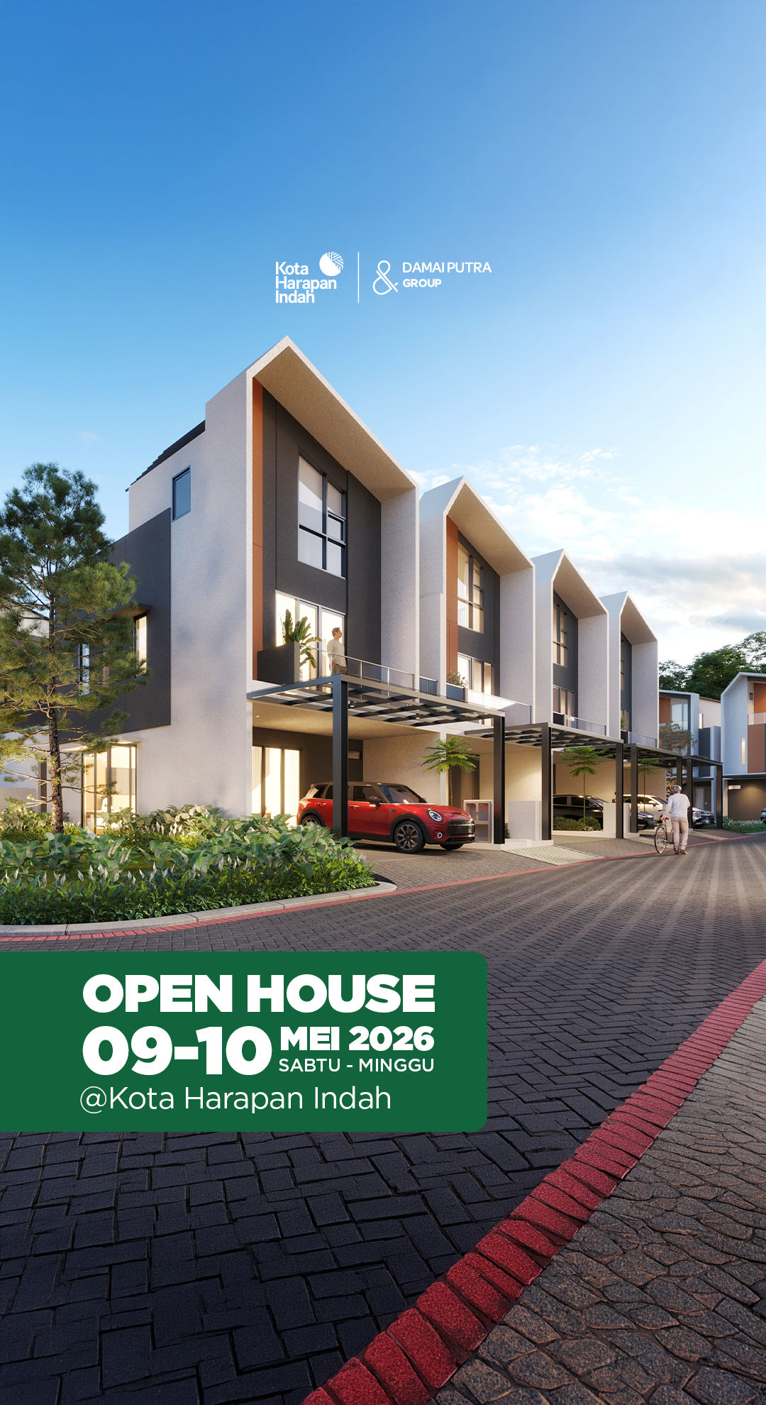OPEN HOUSE KOTA HARAPAN INDAH | 9-10 MEI 2026 - Damai Putra Group
