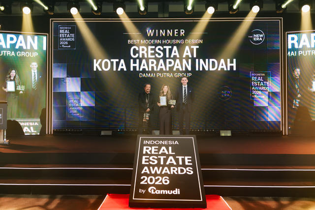 CRESTA Kota Harapan Indah Raih Best Modern Housing Design by Indonesia Real Estate Award 2026