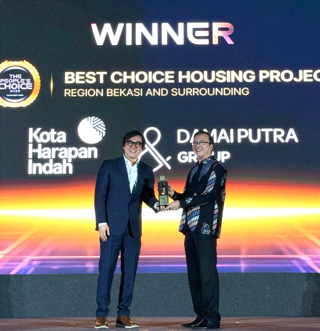 Kota Harapan Indah Raih The People Choice's 2026 sebagai The Best Choice Housing Project Region Bekasi & Surroundings
