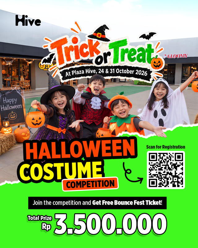 Ikuti Lomba Kostum Halloween di Hive, Menangkan Hadiah Total Rp3,5 Juta