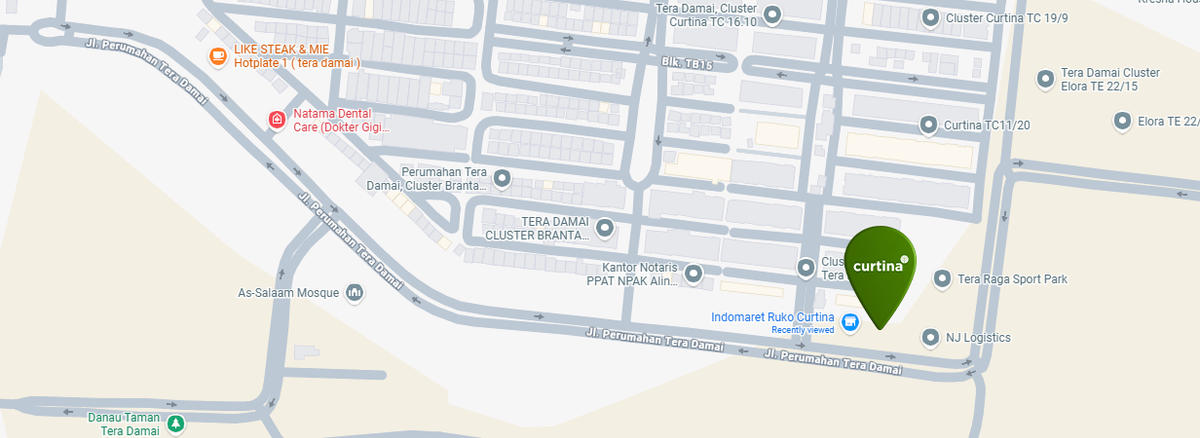 Map of Ruko Curtina