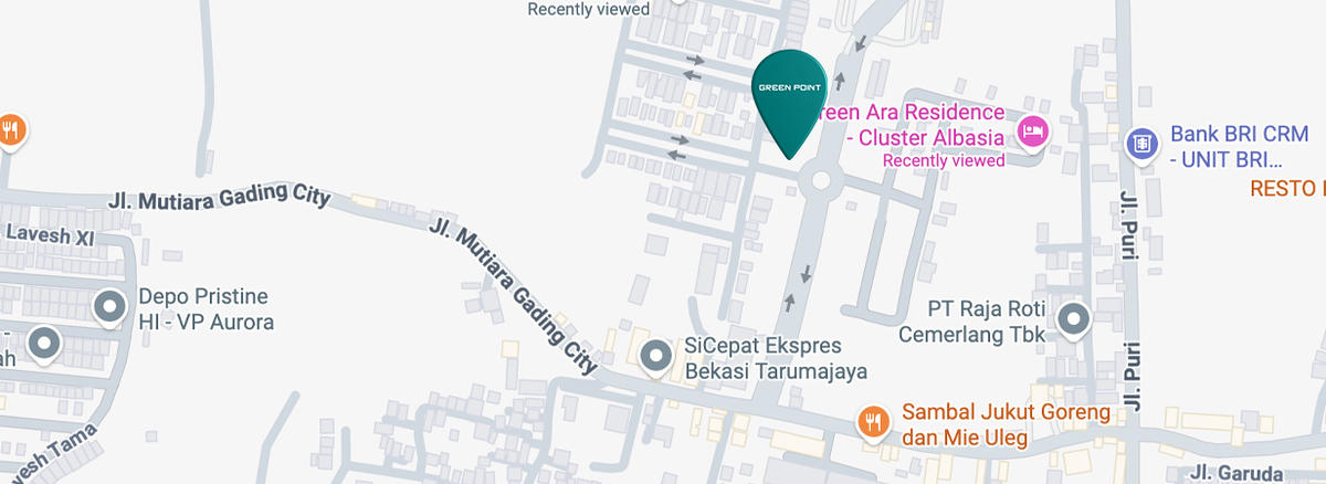 Map of Ruko Green Point