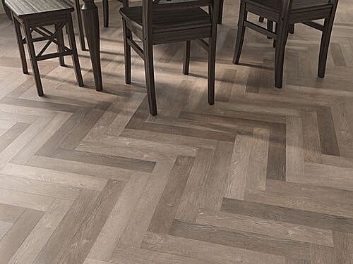 Winter Truffle 2mm Herringbone LVT