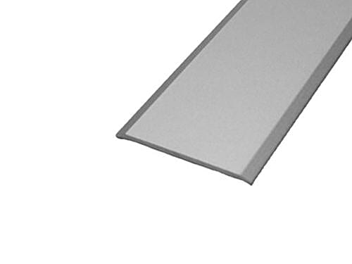 2.7m Matt Silver Flat Door Bar
