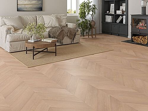 Warm Oak 3mm Chevron LVT