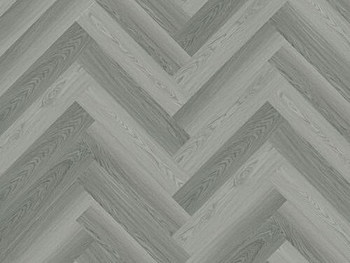 Feathered Grey 2.5mm Herringbone LVT