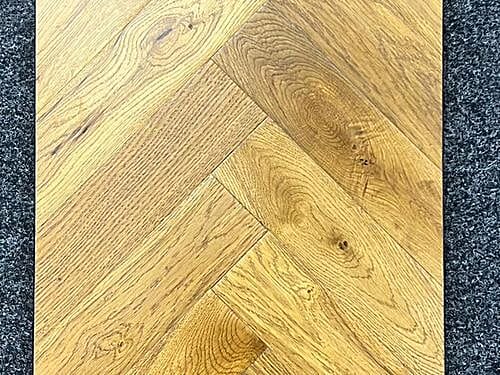 Golden Oak Hand Scraped 14mm X 90mm Herringbone