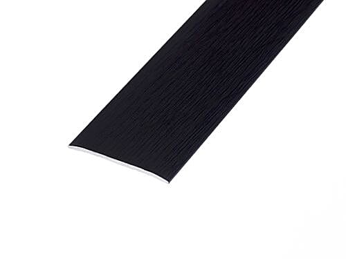 Ebony Flat Aluminium Door Bar 0.9m