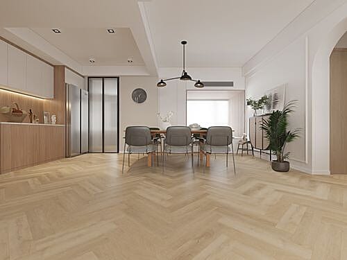 Sandstone Oak 2mm Herringbone LVT