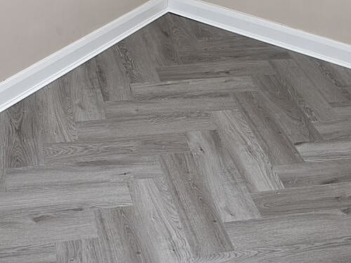 Rich Grey Oak 6mm PREMIUM Herringbone SPC Click