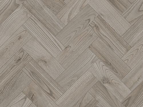 Smoked Oak Herringbone Dryback LVT