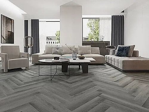 Yosemite Dark Grey Oak Herringbone 5.2mm SPC Click