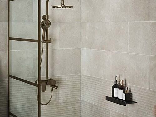 Grey Waffle Matt Ceramic Wall 300x600mm